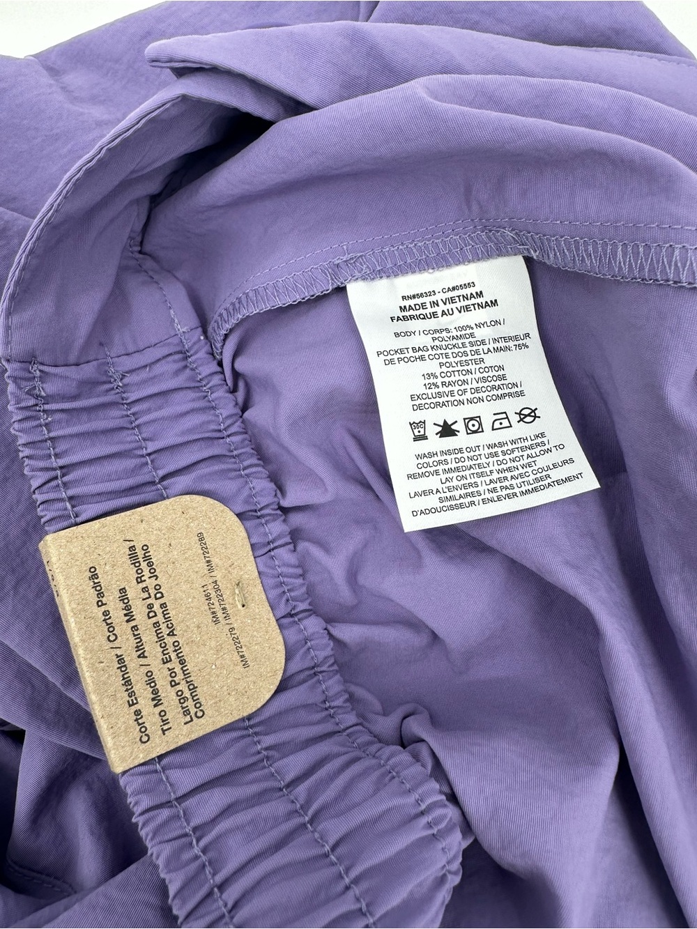 Nike Dri-FIT Women's Lavender Golf Skort Size L Snap Front Wrap Style NWT 1279 - Picture 9 of 9